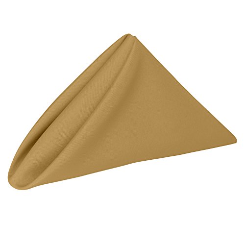 Ultimate Textile Cloth Napkins (Gold, 24)