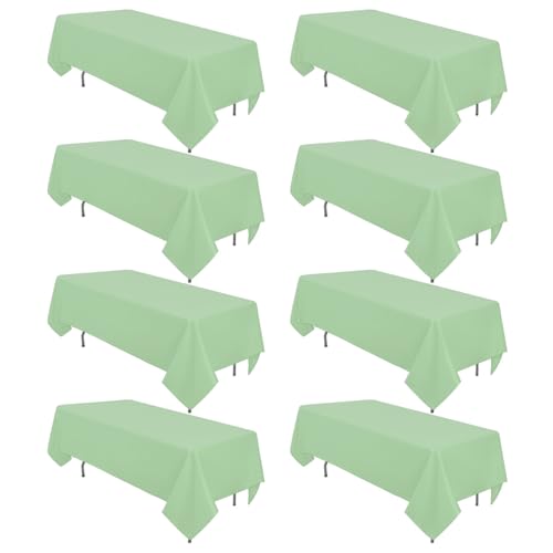 RestfulGlow 8 Pack Sage Green 60x102