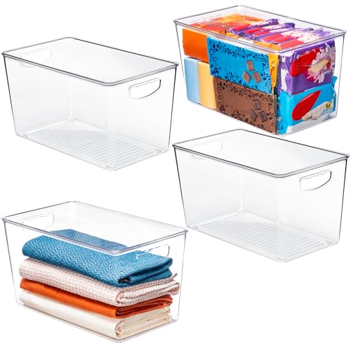 theaoo Clear Storage Bins
