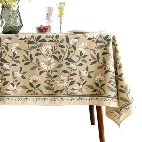 ISAENNE Designer Green Linen 55"x55"