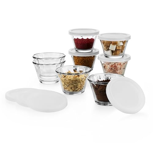 Libbey Bakers Basics 8-Piece Cupcake Glass Baking Dish Set