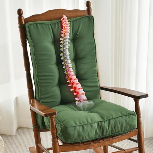SUNROX Memory Foam Jumbo Rocking Chair Cushions (Army Green)