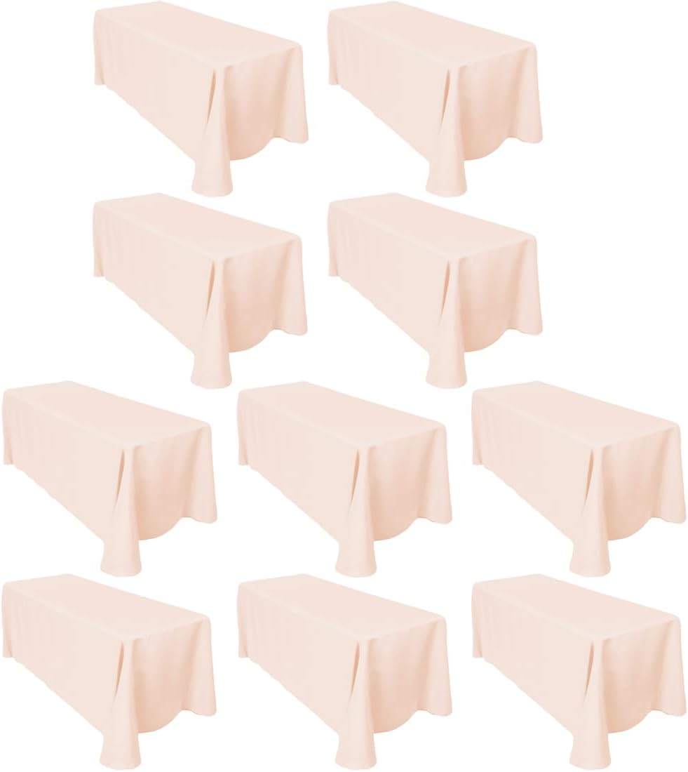 LTC LINENS 90 x 156 in Peach