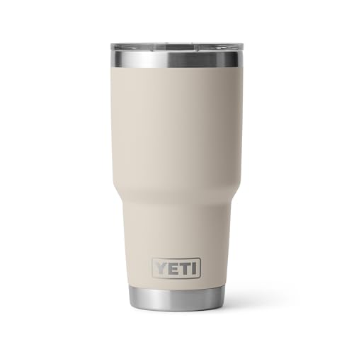 YETI Rambler 30 oz Tumbler, Stainless Steel, Vacuum Insulated with MagSlider Lid, Cape Taupe