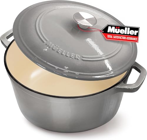 MUELLERHOME 7.5 QT Enameled Dutch Oven