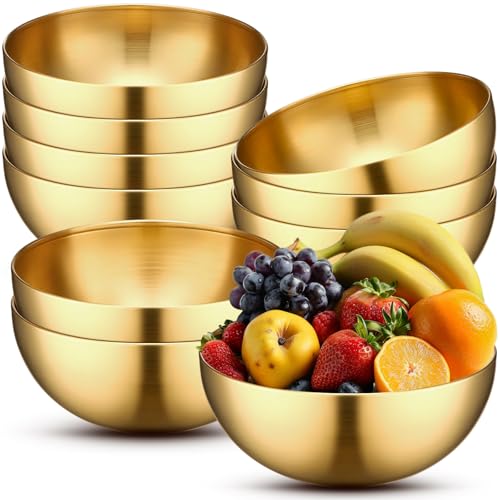 Nuogo Gold Stainless Steel Bowls