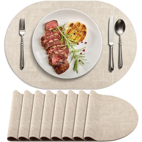 BARTHKIT Placemats Set of 8 (Beige)