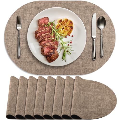 BARTHKIT Placemats Set of 8 (Apricot)