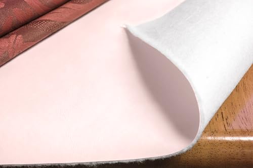 Yourtablecloth Deluxe Cushioned Heavy Duty Table Pad with Flannel Backing 52" X 120"Rectangle Pink Chablis