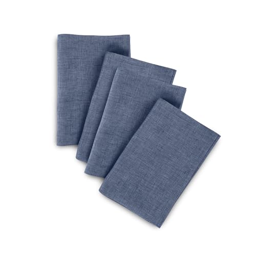 Solino Home Linen Napkins (Blue Denim)