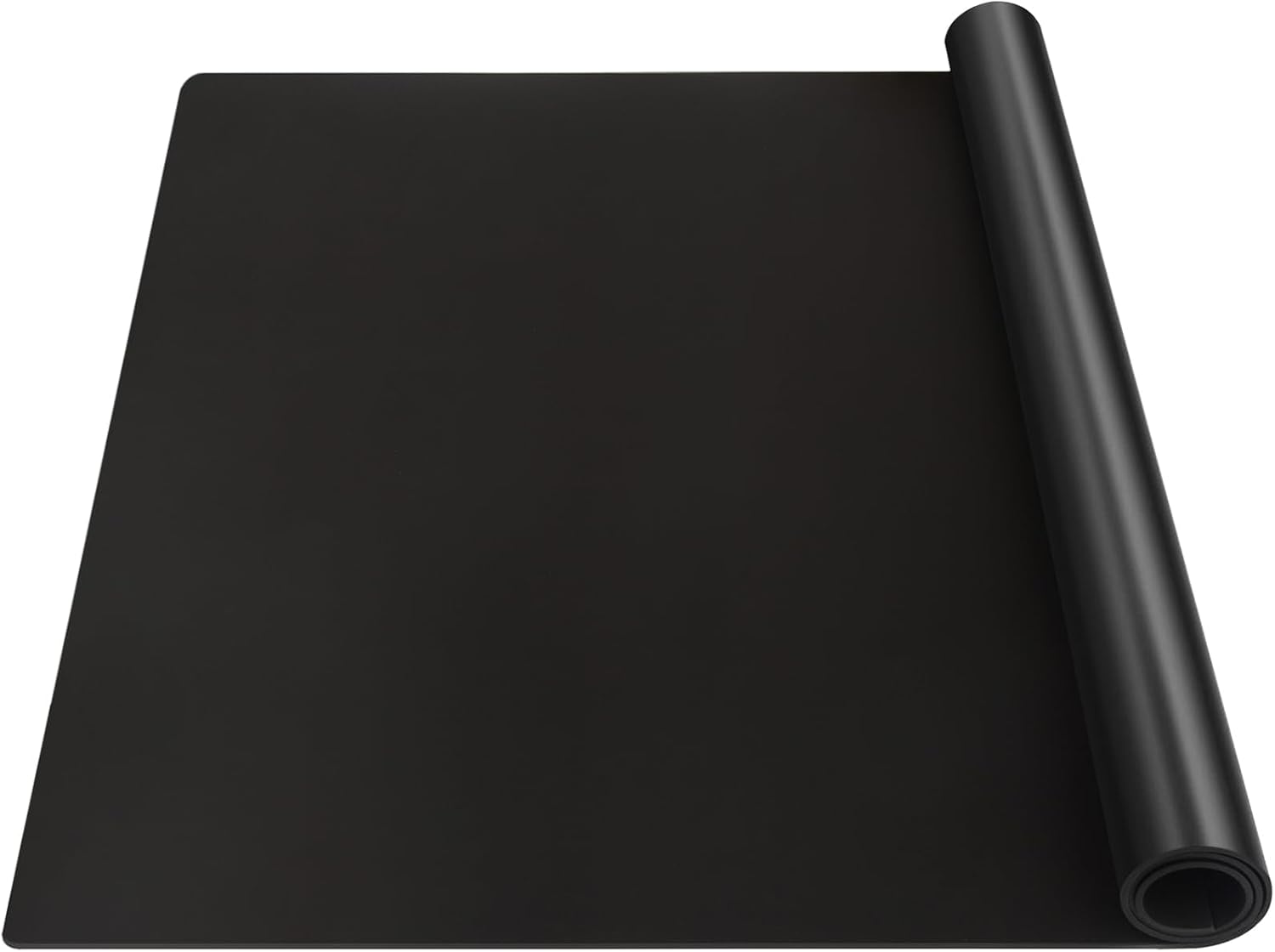 Extra Large Silicone Mat, 84x24 Heat Resistant Mats for Countertop, Cuttable Waterproof Kitchen Counter Mat, Multipurpose Countertop Protector Mat, Silicone Mats for Kitchen Counter (Black)