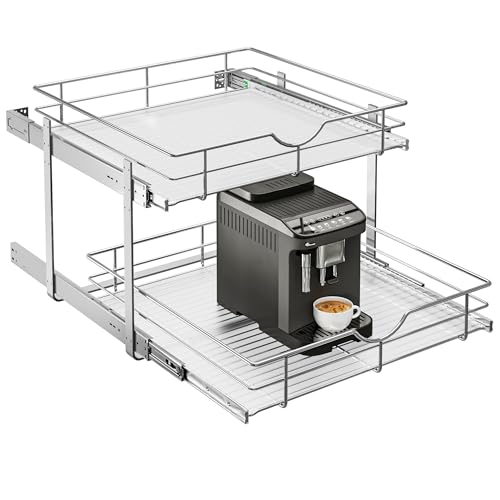 WelFurGeer 2-Tier Stainless Steel 23" W