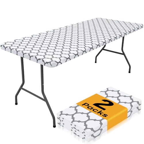 Smiry 30"x72" Fitted Tablecloth (2-Pack)