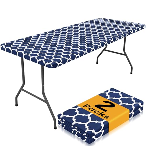 Smiry 30"x96" Waterproof Fitted Tablecloth