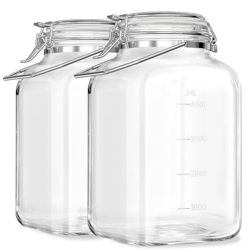 1.5 Gallon Glass Jars With Airtight Lid