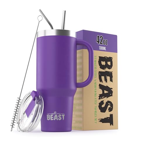 Beast 42 oz Tumbler (Deep Purple)