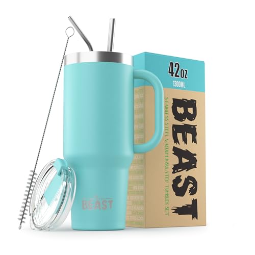 Beast 42 oz Tumbler (Aqua Blue)