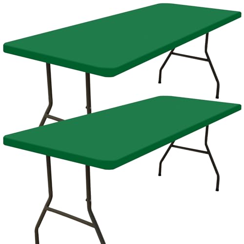 Smiry 2-Pack Premium Polyester (Hunter Green, 30"x96")