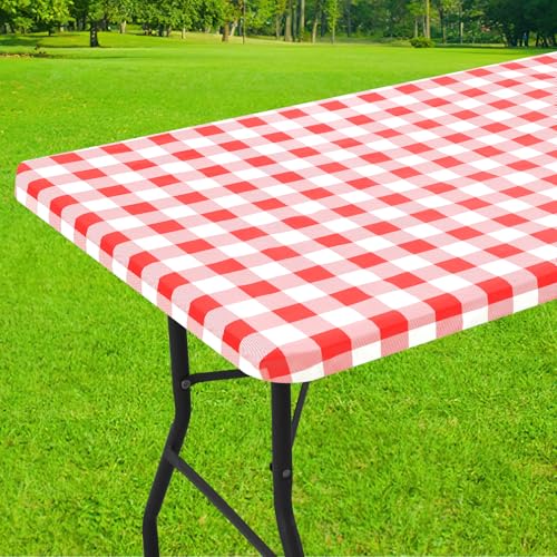 Smiry Elastic Vinyl Buffalo Plaid (Red)