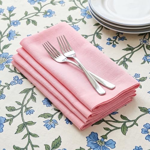 Solino Home Linen Napkins - Pink Lemonade
