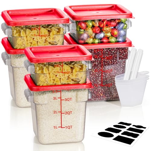 SVKLHY 2QT4QT NSF 6 PCS (red)