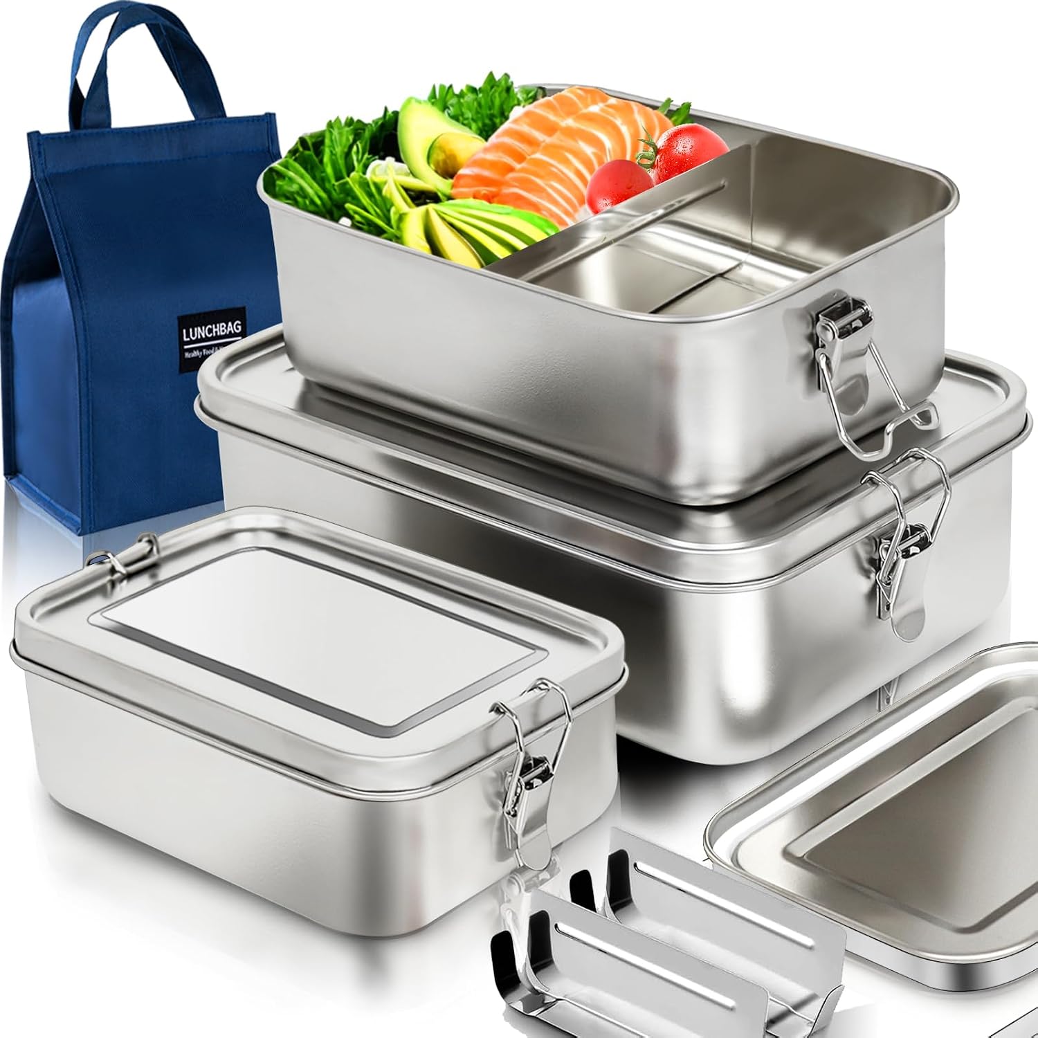 Pulazon 3-Pack Stainless Set