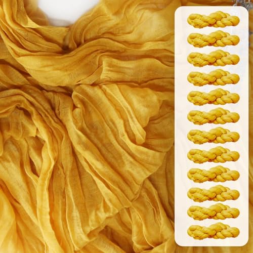 FEXIA 12 Pack Gold Table Runner