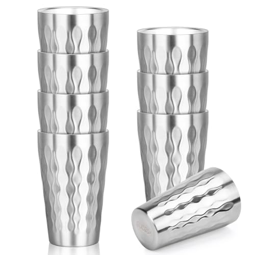Offiper 16oz Stainless Double Wall (8-pack)