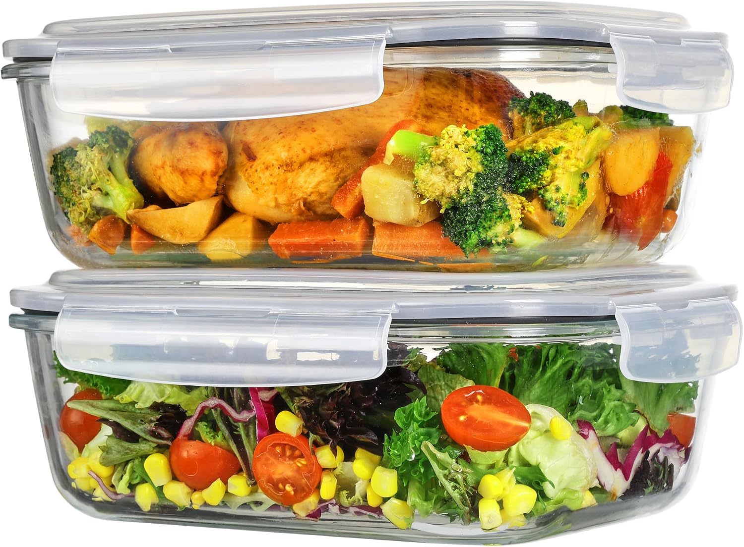 Vtopmart 2260ml Large Glass Storage Containers