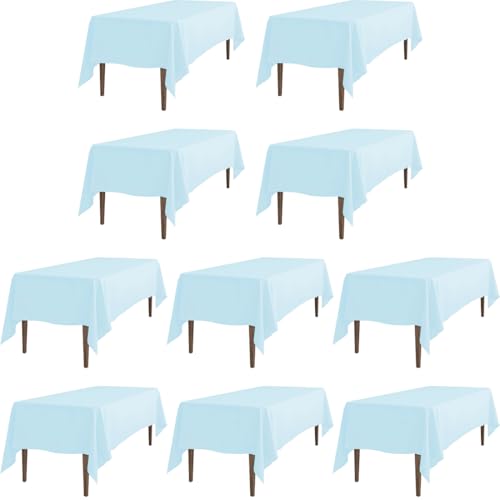 LTC LINENS 10 Pack Baby Blue 60x102