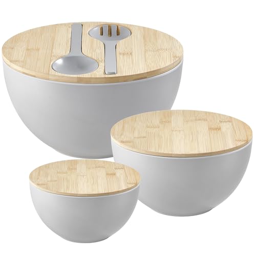 ECOWAY Salad Bowls Set (Grey)
