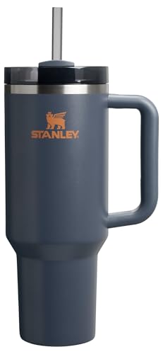 Stanley Quencher H2.0 Tumbler with Handle and Straw 40 oz | Flowstate 3-Position Lid | Cup Holder Compatible for Travel | Insulated Stainless Steel Cup | BPA-Free | Twilight