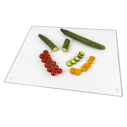 Tempered Glass Cutting Board for Kitchen (24"x18")