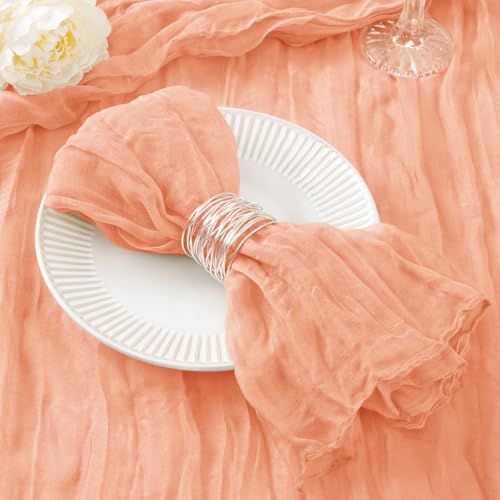 DeZerlor 50 Pack Peach Napkins
