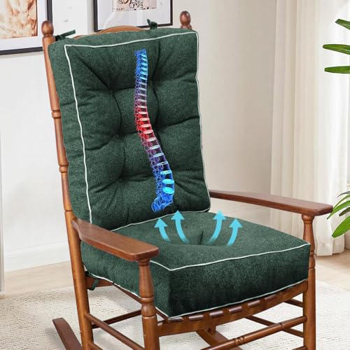 YZ HOME Rocking Chair Cushion (Dark Green)