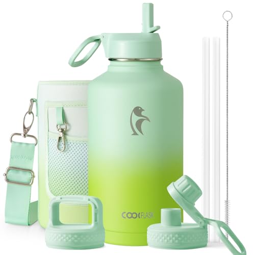 Coolflask 64 oz Ombre Green