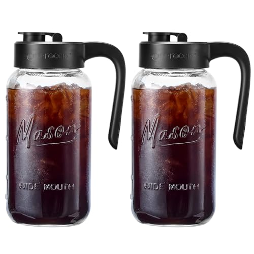 Spreccio 64oz Mason Jar Pitcher