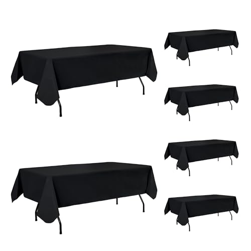 Enjoyidea Vinyl Tablecloth (Black)