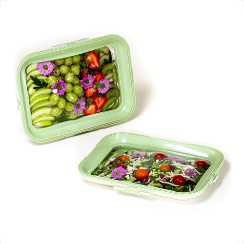 Crudites Rectangle 2-Pack (Sage)
