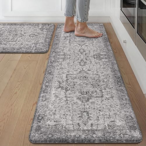 GENIMO Kitchen Mats 2PC Runner Set