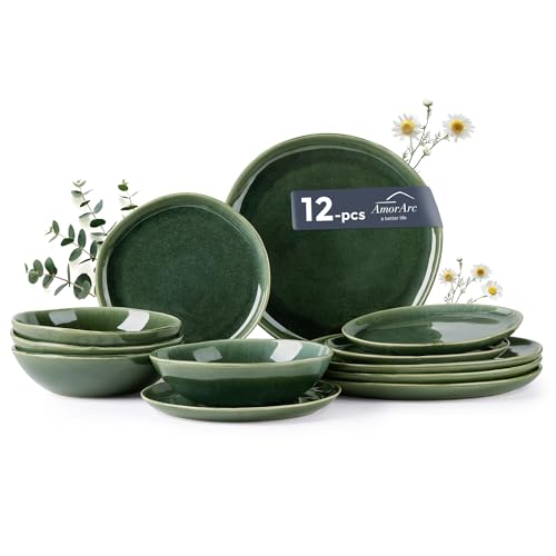 AmorArc Reactive Glaze 12pc (Service for 4)