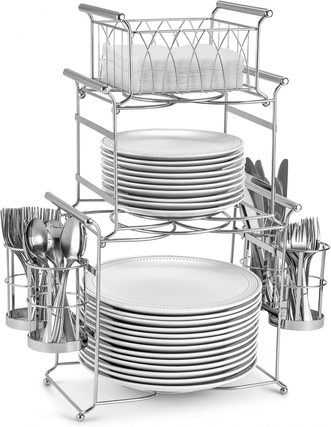 Sorbus Buffet Caddy (Silver)