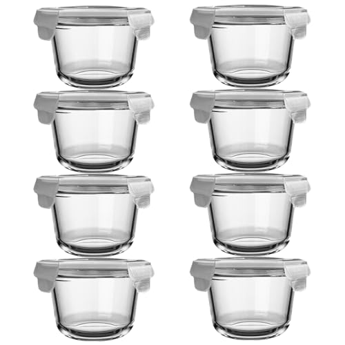8 Pack Glass Food Storage Containers