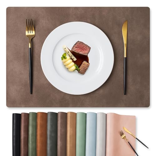 MOSAYT Vinyl Placemats (Brown)