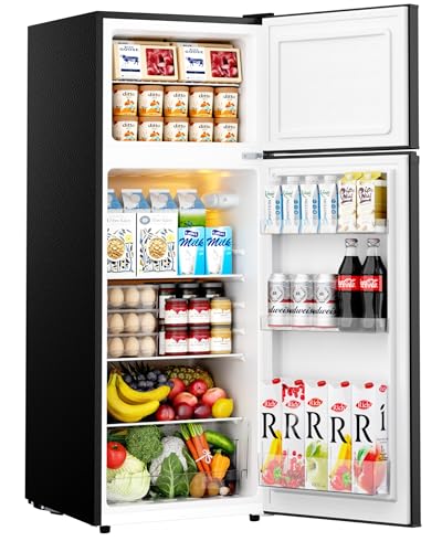 EUHOMY 7.4 Cu.Ft. Refrigerator (Black)