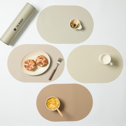 Beige Oval Silicone 18.1x12.2