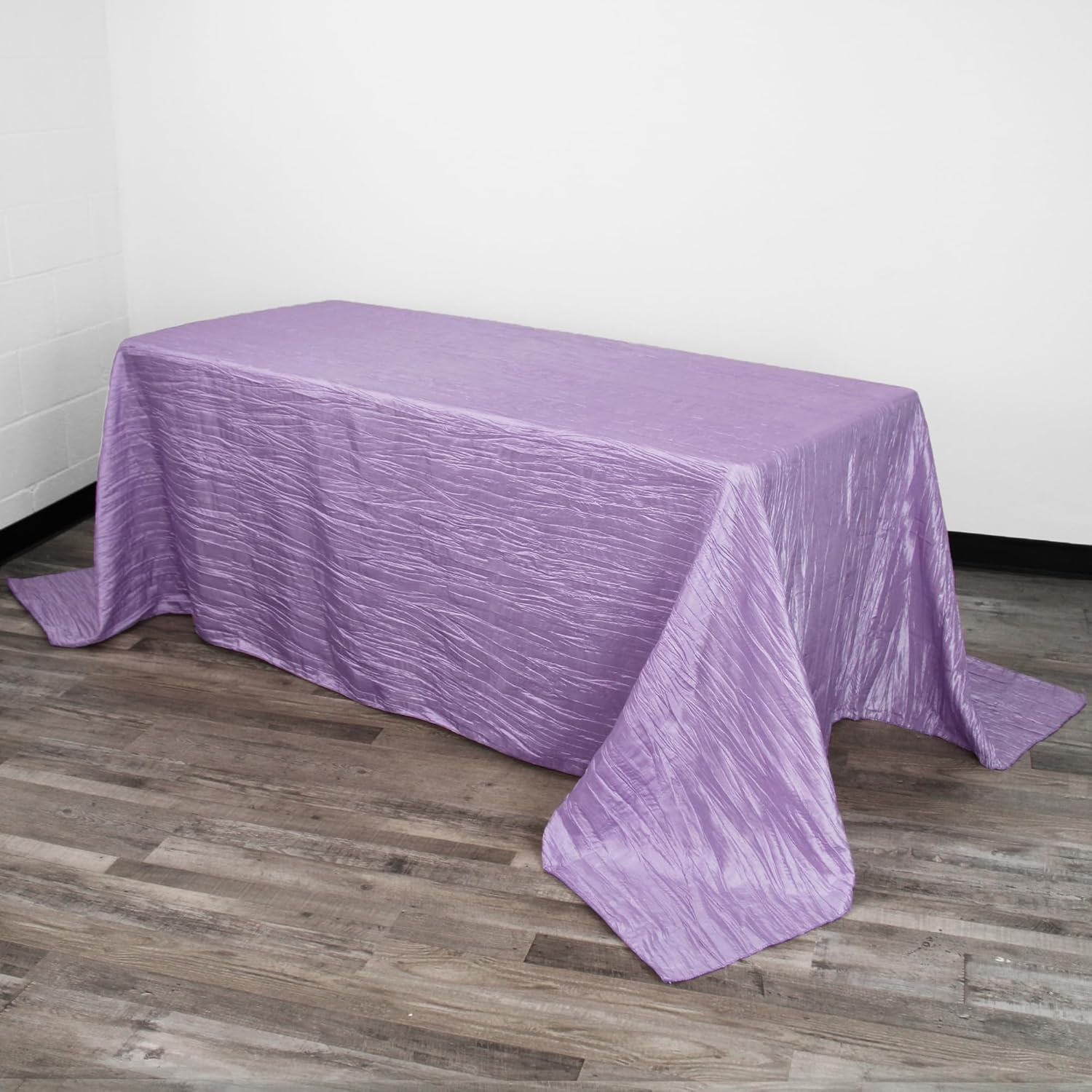 90 x 132 Crinkle Taffeta (Lavender)