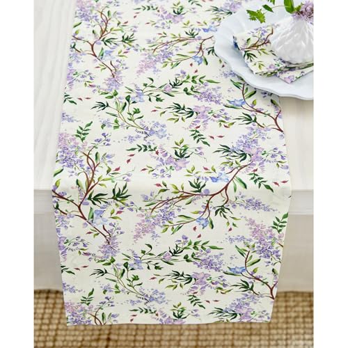 Solino Home Lilacs Floral Print Runner