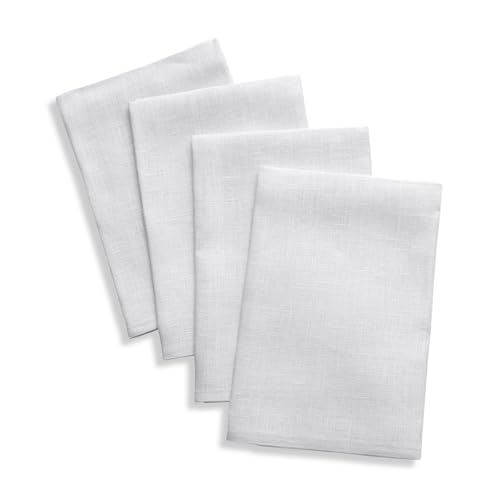 Solino Home Linen Napkins - Silver Cloud