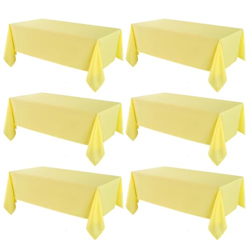 VidaFete 90×156 Polyester (Yellow) — 6 Pack